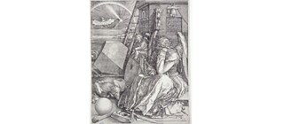 Albrecht Dürer, Melencolia I, 1514, estampe, 24,3 x 18,7 cm. Petit Palais, musée des Beaux-arts de la Ville de Paris