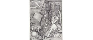 Albrecht Dürer, Melencolia I, 1514, Kupferstich, 24,3 x 18,7 cm. Petit Palais, musée des Beaux-arts de la Ville de Paris