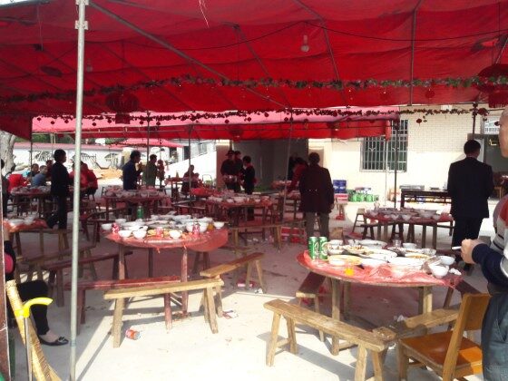 Die Feier (nach dem Essen)