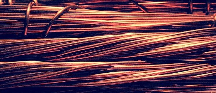 Fil électrique cuivre