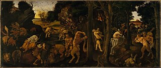 Piero di Cosimo, Jagdszene, ca. 1494-1500, 70,5 x 169,5 cm, Metropolitan Museum of Art, New York