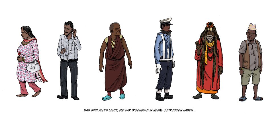 Cassirer: Menschen in Nepal