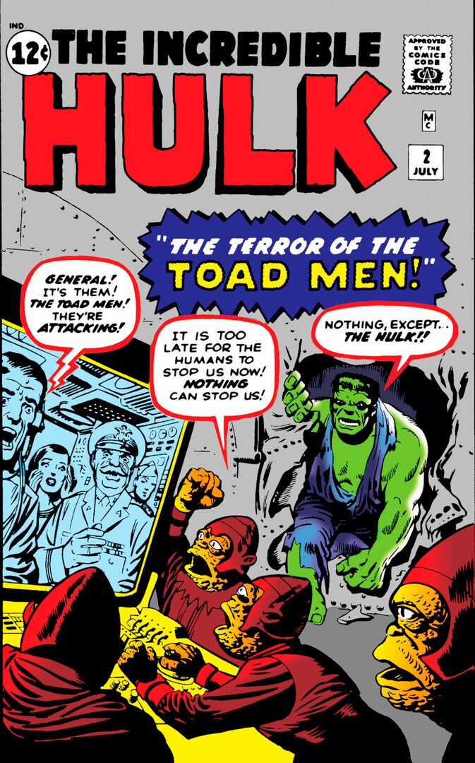 US-Titelseite Hulk #2 - Hulk in seiner nun grünen Gestalt