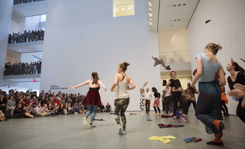Installations-Ansicht der Ausstellung, "Artist's Choice: Jérôme Bel/MoMA DanceCompany." 27.-31. Oktober2016. The Museum of Modern Art, NewYork. Fotografin: Julieta Cervantes.