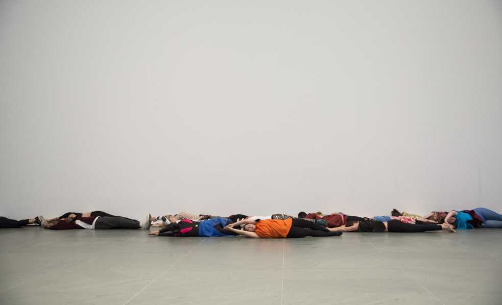 Installations-Ansicht der Ausstellung, "Artist's Choice: Jérôme Bel/MoMA DanceCompany." 27.-31. Oktober2016. The Museum of Modern Art, NewYork. Fotografin: Julieta Cervantes.