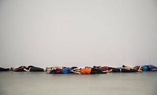 Installation view of the exhibition, "Artist's Choice: Jérôme Bel/MoMA DanceCompany." October 27, 2016-October 31, 2016. The Museum of Modern Art, NewYork. Photographe: Julieta Cervantes.