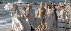 Scene from the movie “Buddenbrooks”: The elaborate historical costumes were designed by Barbara Baum, who has been working as a costume designer in the film industry for about 50 years.