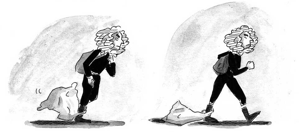 Excerpt from the graphic novel “Jein” by Büke Schwarz