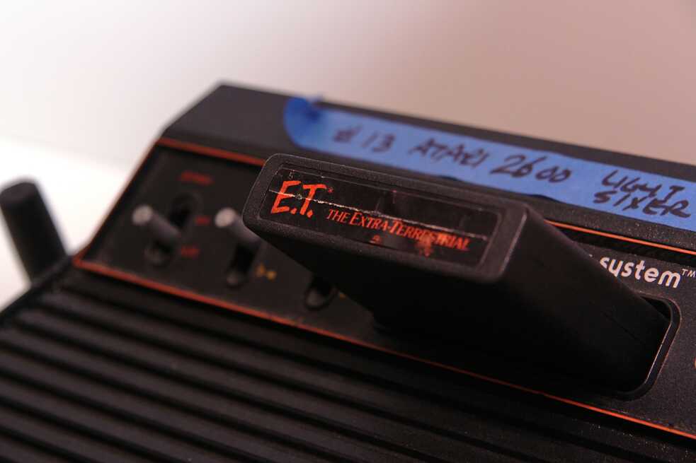 Atari E.T. / 1982-1983 - A video game based on one of the biggest films of 1982 seemed like something to ‘phone home’ about. However, the decision to make an E.T. video game for the Atari 2600 came in late July, giving developers a mere 5½ weeks to build it in time for the 1982 Christmas season. Retailers were dreaming of a green Christmas, but customers found the game difficult to play, clunky, and redundant. E.T. did move 1.5 million units, but that was far lower than expected and Atari reported a $536 million loss in 1983. Today, E.T. is often cited as the worst video game of all-time. 