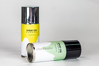 Spray On Condom / 2006 – 2008 Variety is the spice of life, and this certainly holds true for safe sex. Condoms can be too big. Or too small. For some of us, it is hard to find the perfect fit. This was the challenge the German Institut for Condom Consultancy decided to take on. Their solution was a spray-on latex condom – simply insert penis into an apparatus to coat with melted latex and then wait 3 minutes for latex to dry. Testing was halted because for some reason the idea of inserting one’s penis into the apparatus scared men, not to mention the three-minute hardening time was also an unsolved problem and real mood-killer. The project shriveled up. In 2015, an art student re-envisioned the spray-on condom, this time applied with a less frightening spray can