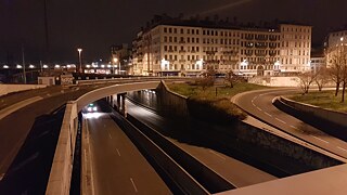 Carrefour près de la Gare de Perrache