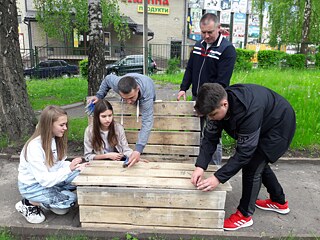 Kleingarten in Ternopil