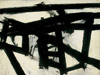 Die unbewusste Kunst der Graffiti-Entfernung: Weder Graffiti noch ein Buff, sondern das Gemälde „Mahoning“ von Franz Kline aus dem Jahr 1956. Gemälde von Kline sind nur in Museen oder Privatsammlungen zu finden, nicht in den Straßen.