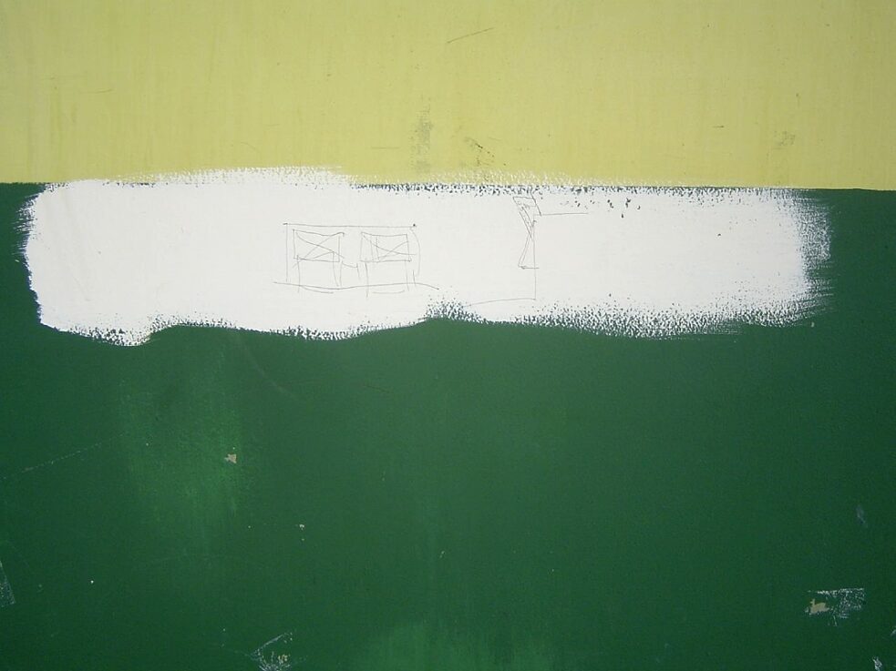 L’art subconscient de l’enlèvement des graffitis : Pas une œuvre de Rothko, mais plutôt une tentative de buffing. On ne la trouvera pas dans les musées ou les collections privées.