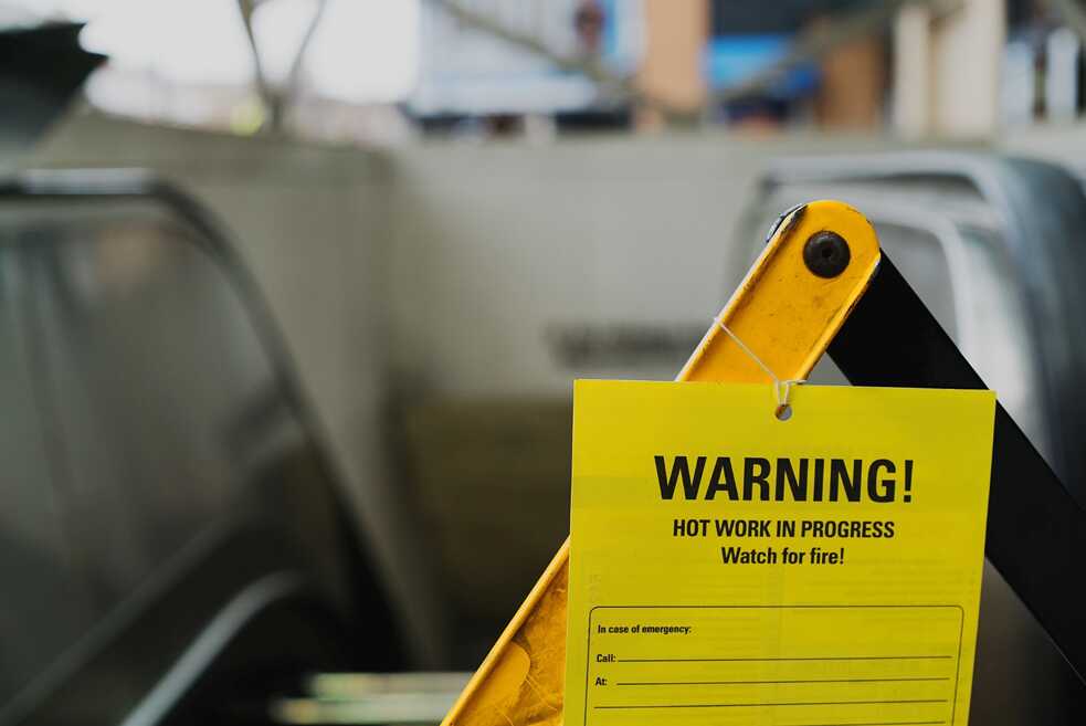 DC’s commuters are used to the metro’s escalators breaking down and are aware that sparks might have to fly to get them going again. There’s no need to be afraid of a little fire, especially when there’s someone to call in case of emergency…