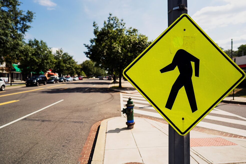 On the one hand, this looks like a mistake. On the other hand, if you saw a sign that said there might be a headless pedestrian walking around, wouldn’t you drive a little extra carefully?