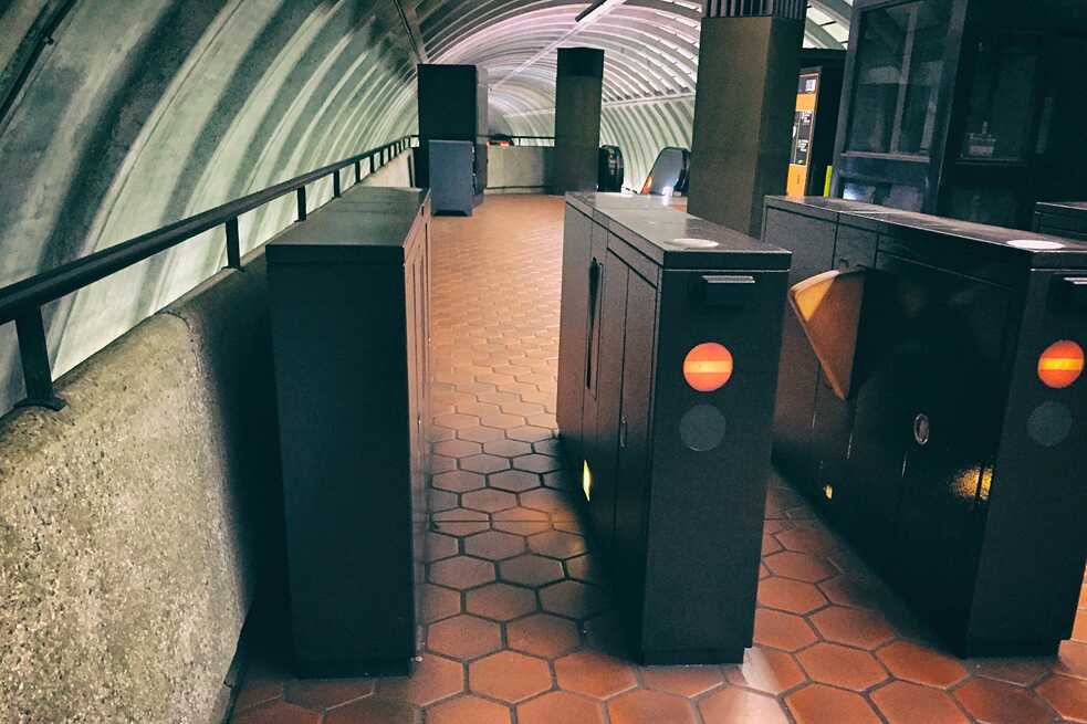 You usually have to pay to get into DC’s metro. The temptation of a broken gate is one of the greatest ethical quandaries a commuter can face.