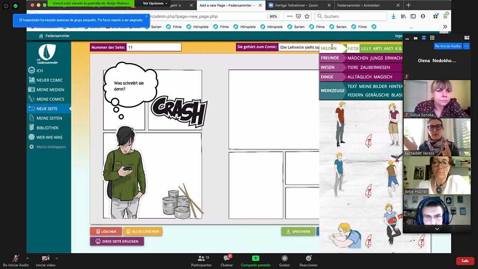 Comicsworkshop für Deutschlehrende 2