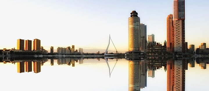 Skyline van Rotterdam 