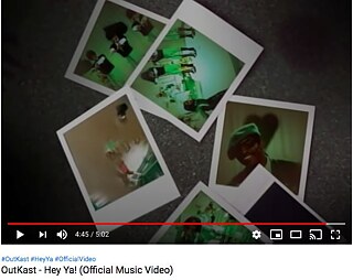 OutKast Shake it like a Polaroid Picture green  © © Vevo YouTube screenshot   OutKast Shake it like a Polaroid Picture green 