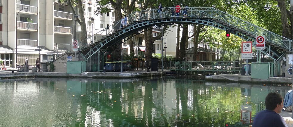 Canal Saint-Martin (Paris, Frankreich)