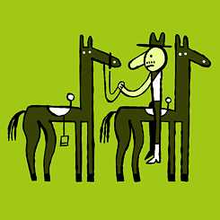 Mistakes Proverbs: Pferd