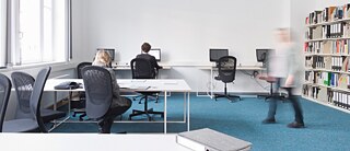 Lesesaal des documenta archivs