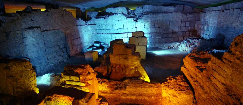 Archäologische Überreste der Römerzeit findet man in Köln nahezu an jeder Ecke – wie hier die Ausgrabungen des Prätoriums. 