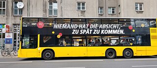 Never at a loss for a snappy line: the BVG’s slogans and campaigns have achieved cult status. 