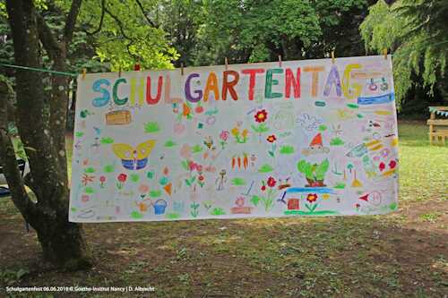 Schulgartenfest am 06.06.2019 im Goethe-Institut Nancy