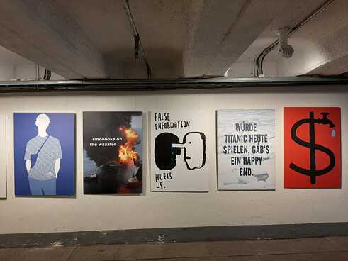 Anfachen Award 2020. Plakatinäitus Vabaduse väljaku jalakäijate tunnelis