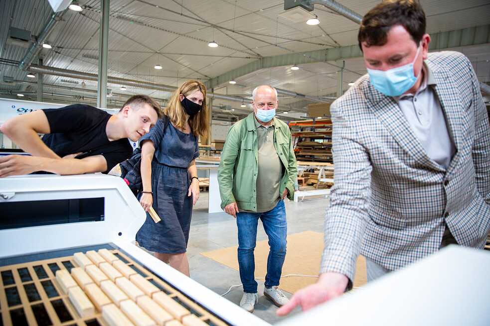 Produktion „Verschwindende Wand“, Vilnius