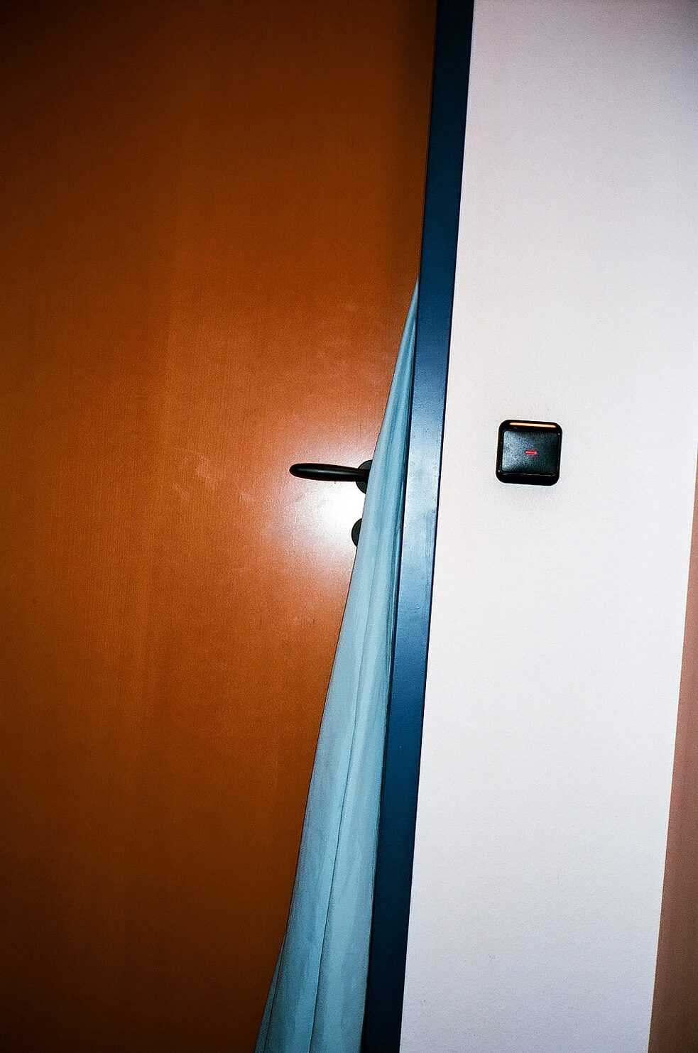 Duschvorhang / "Shower Curtain"  - from the photo essay "Folded, Always a Mistake" by Christian Werner