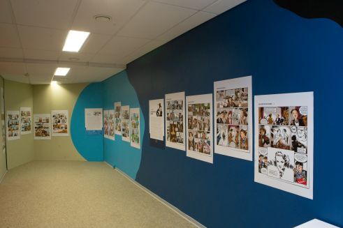 Die Plakatausstellung „Berliner Mythen“ in der Estnischen Nationalbibliothek