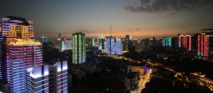 Wuhan bei Nacht