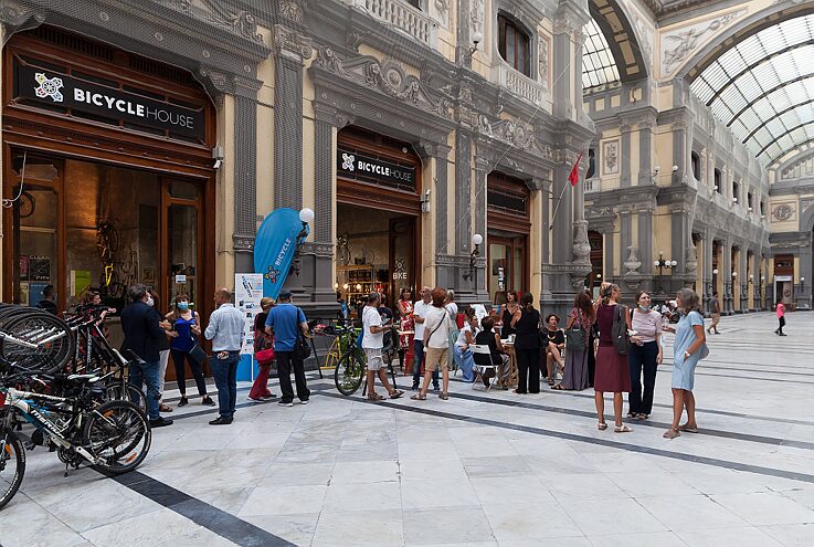 La mostra “Sai andare in bici?” esposta alla Bicycle House