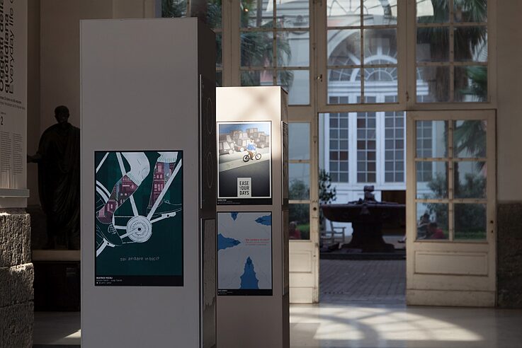 La mostra “Sai andare in bici?” esposta al MANN