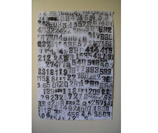 Perpétuo (2019) Tinta tipográfica sobre papel sulfite