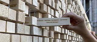 Verschwindende Wand Titel