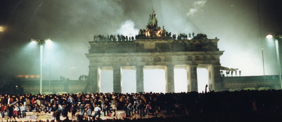 '89 szilvesztere a Brandenburgi kapunál