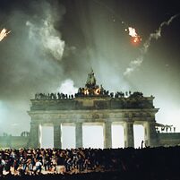 Silvesterfeier '89 am Brandenburger Tor