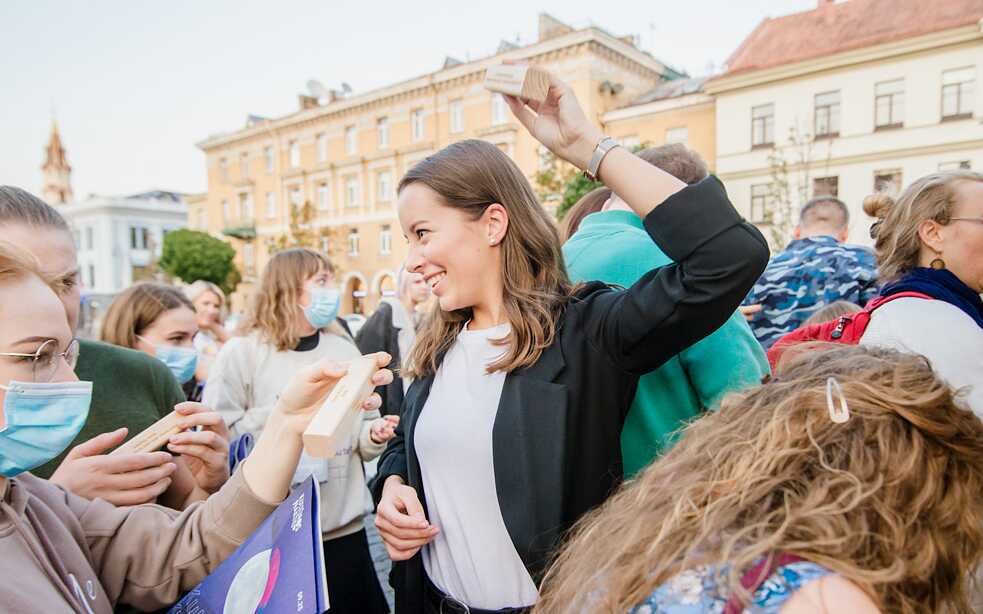 Verschwindende Wand Vilnius 12