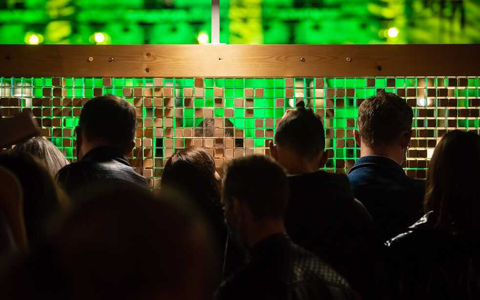 Verschwindende Wand Vilnius 14