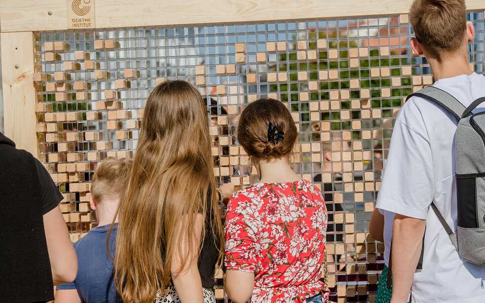 Verschwindende Wand Vilnius 18