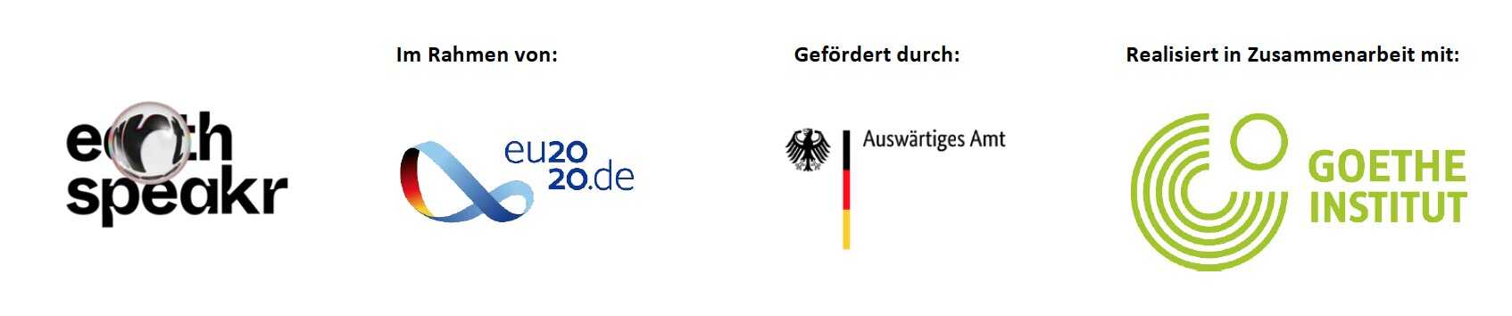 Logos Earth Speakr, GI, AA &copy; Logos Earth Speakr, GI, AA