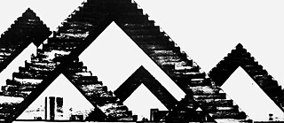 The design project of reconstruction of the central part of Novosibirsk by Mikhail Pirogov, 1965 