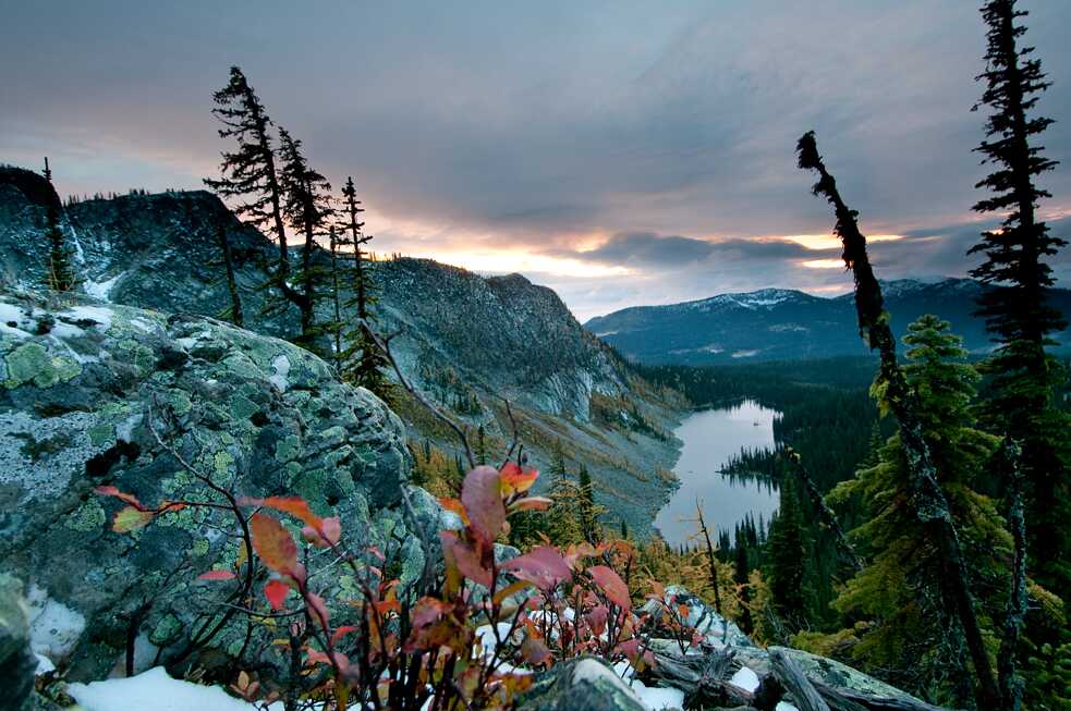 View of the Alpine Lake