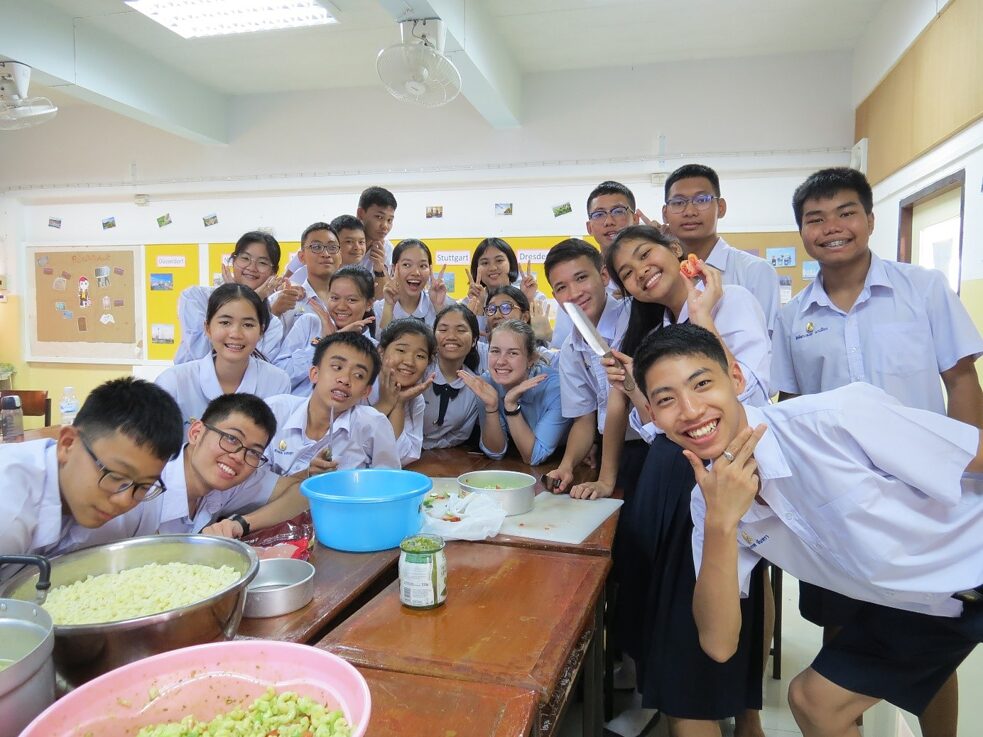 Natürlich ist bei der Vorbereitung genug Zeit für Fotos!