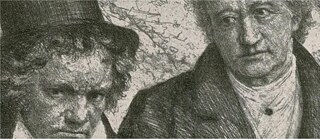 Beethoven und Goethe beim Spaziergang