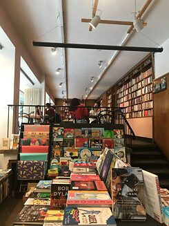 It's a café and bookstore in one at Shakespeare and Sons in Friedrichshain